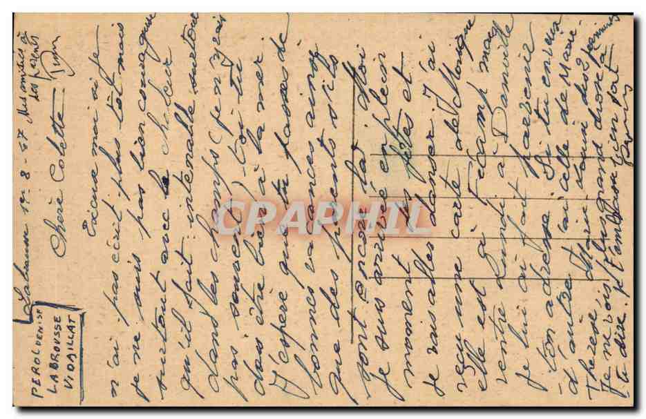 Les bords du Thaurion entre VALLIÈRES et ROYÈRE — MHA, TW 14136, série 1025 — Reverso