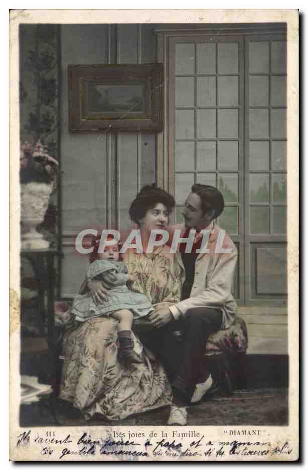 CPA Fantaisie Diamant Des joies de la famille (enfant)