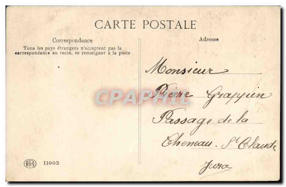 CPA Fantaisie Anniversaire — Rückseite