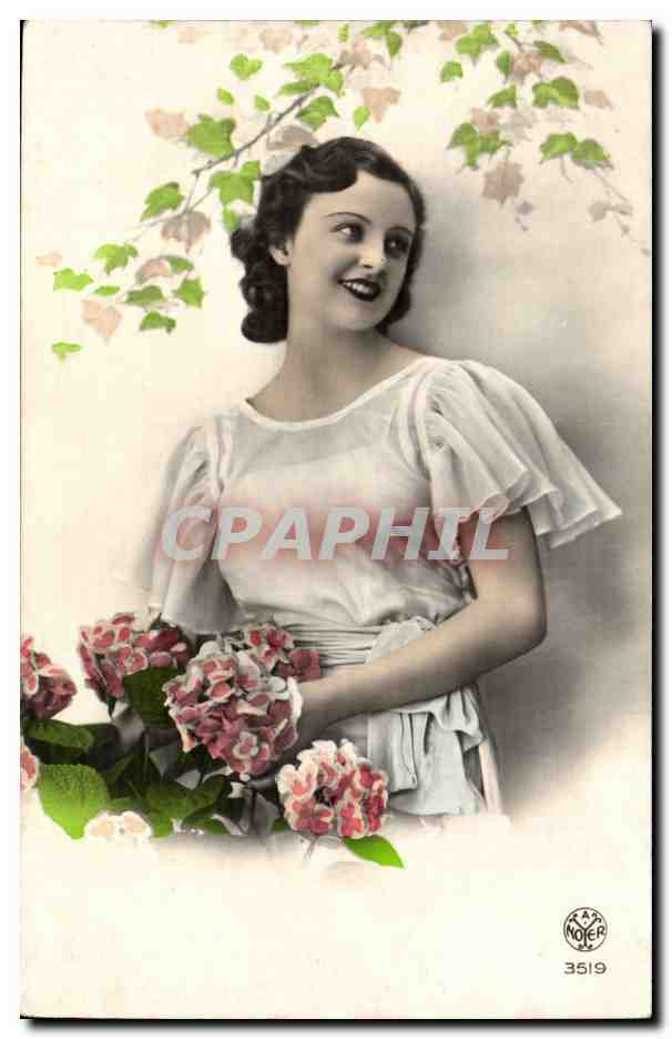 CPA Fantaisie Femme