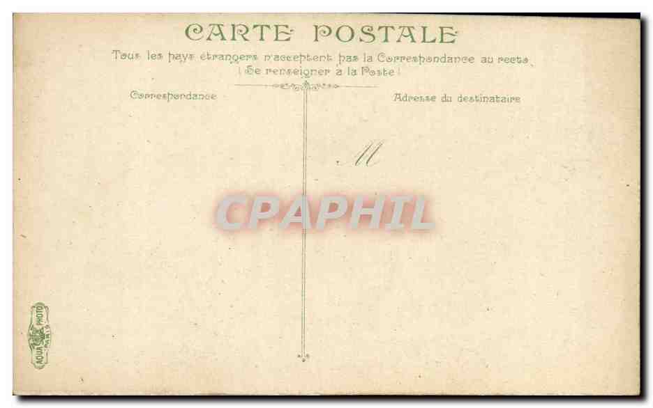 Reims CPA La fontaine de Sube — Rückseite