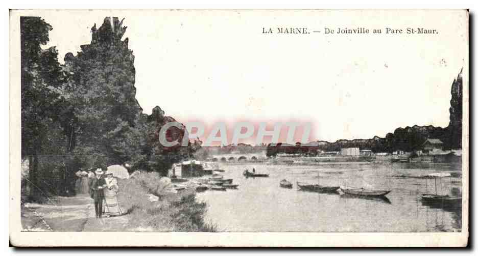 La Marne CPA De Joinvile au parc St Maur