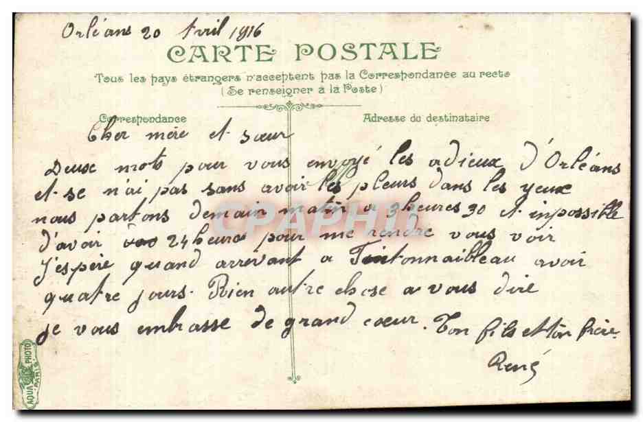 Saint Nazaire CPA La plage — Verso