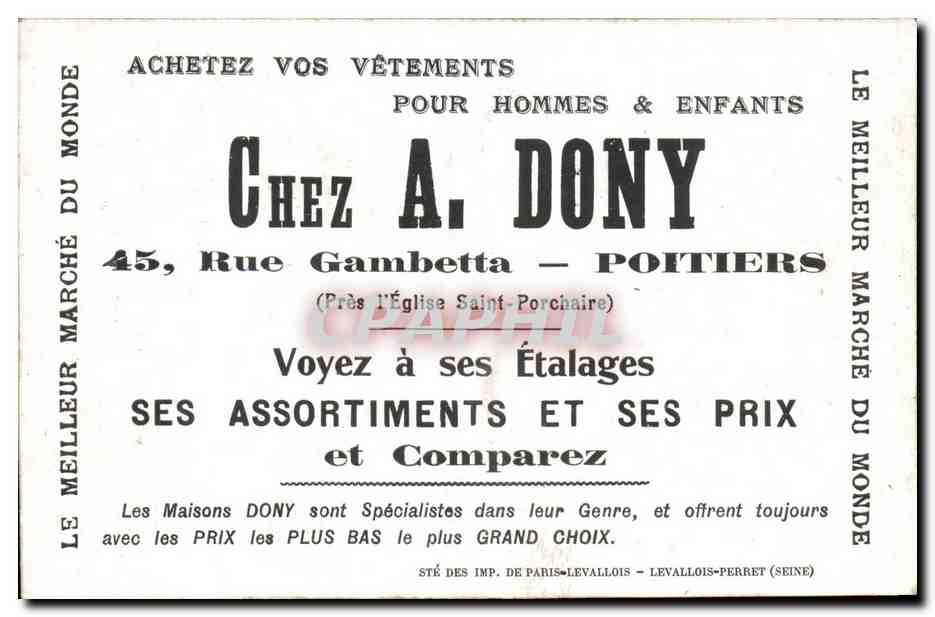 Dieppe - Le Casino et la Plage — Staerck Paris — Rückseite