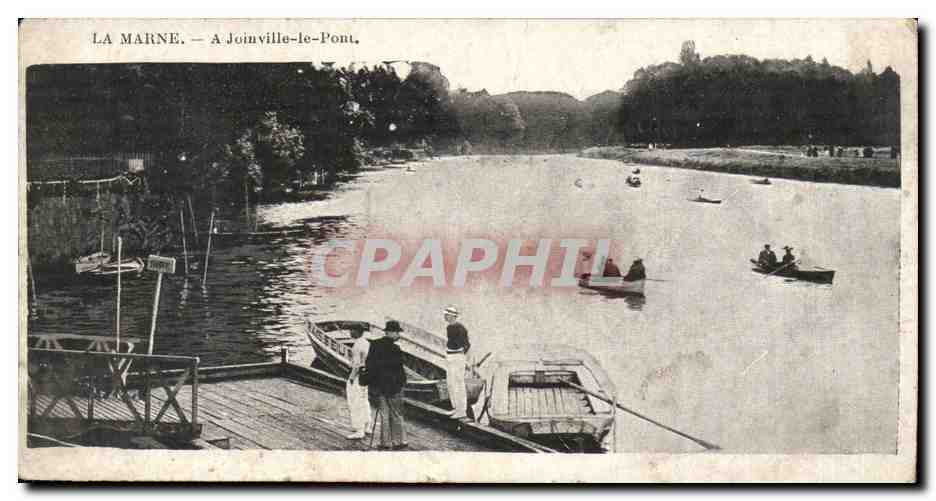 CPA La Marne a Joinville le pont