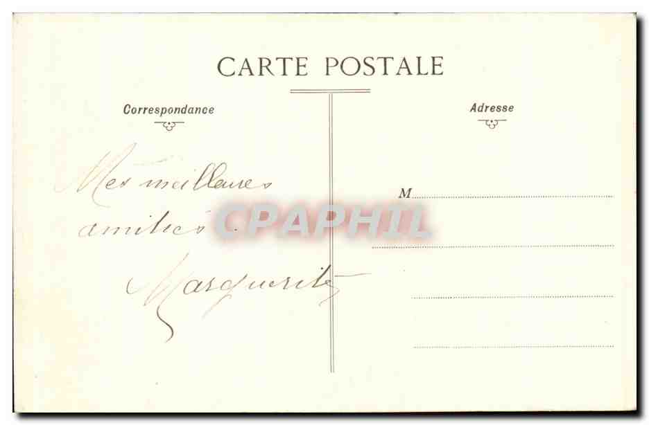 CPA Fumel CPA L'ecole laique et l'eglise — Rückseite
