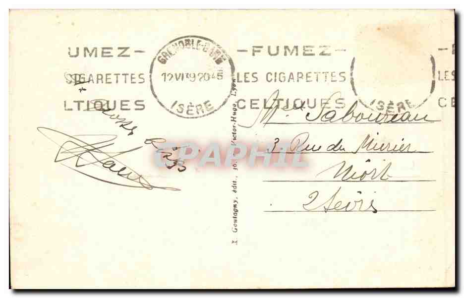 Lyon — Pont Wilson et les Dômes de l'Hôtel-Dieu — Reivax, n° 231 — Rückseite