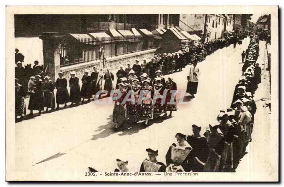 Sainte-Anne-d'Auray — Eine Prozession — CRAPHIL 2305