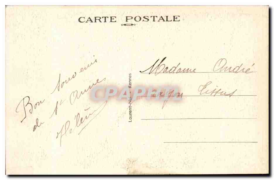 Sainte-Anne-d'Auray — Eine Prozession — CRAPHIL 2305 — Rückseite