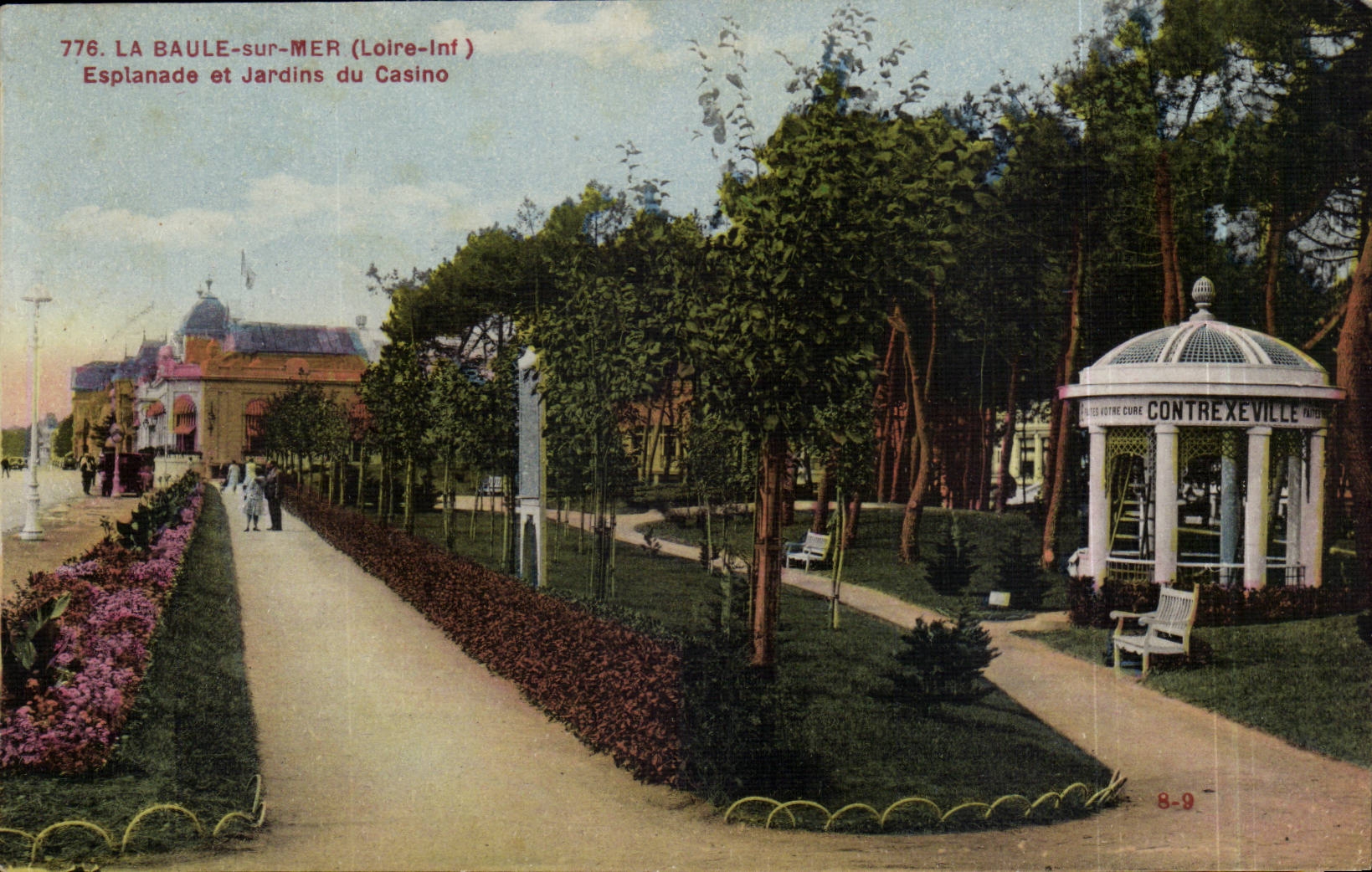La Baule sur Mer CPA Esplanade et jardins du casino