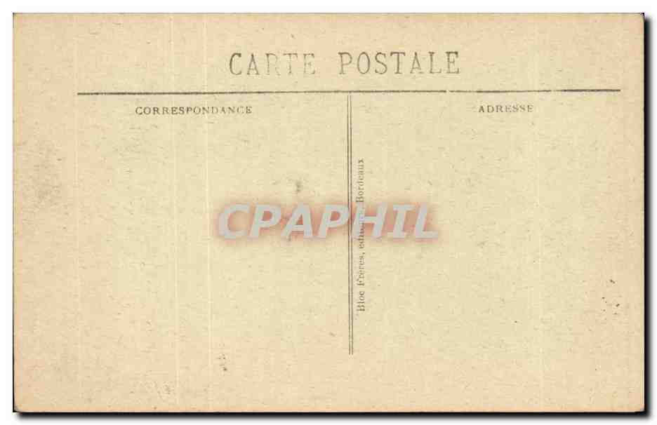 Le Bureau Saint Palais CPA Le pont du diable — Back