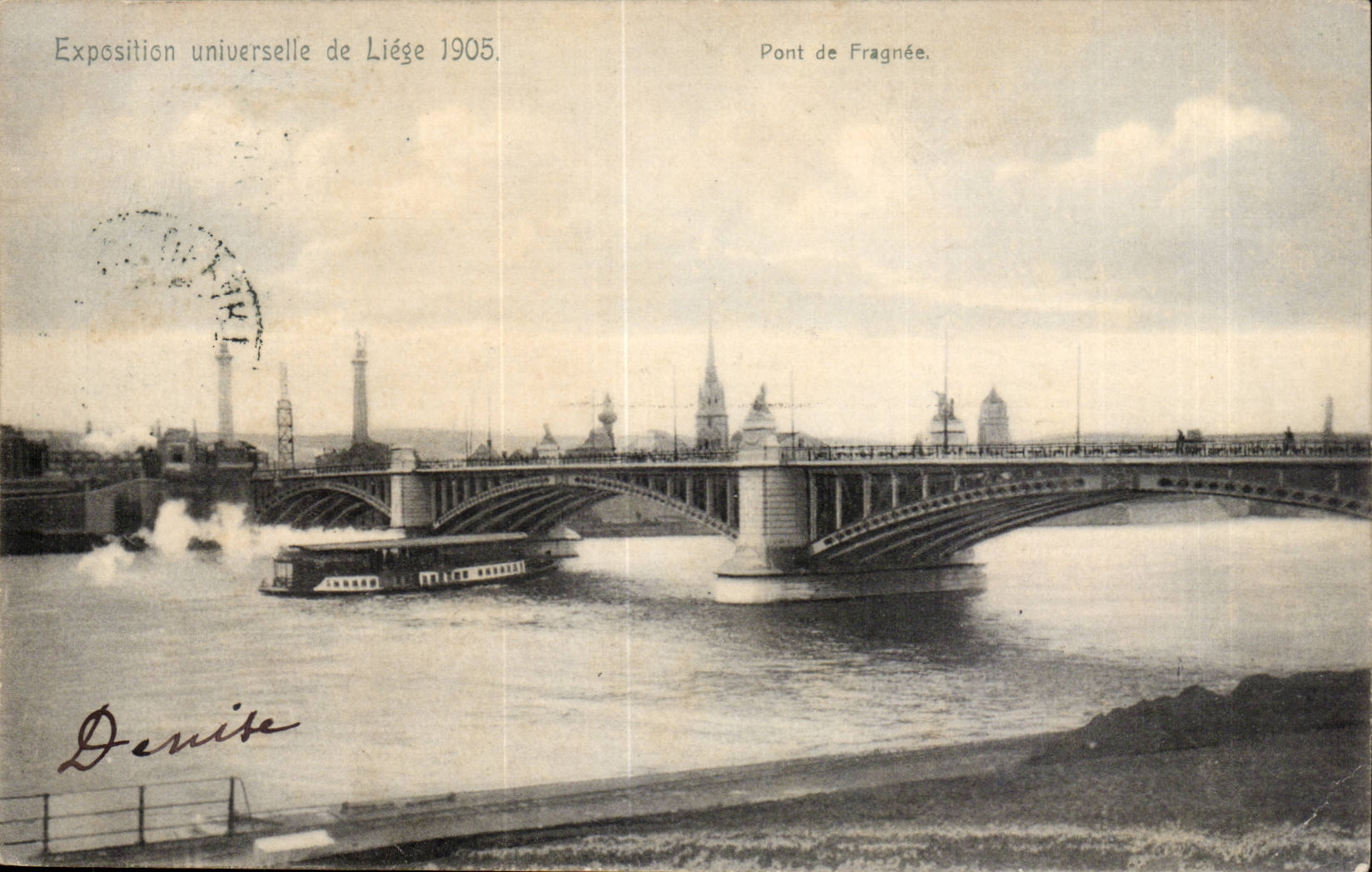 Pont de Fragnée — Exposition universelle de Liège 1905 — Denise