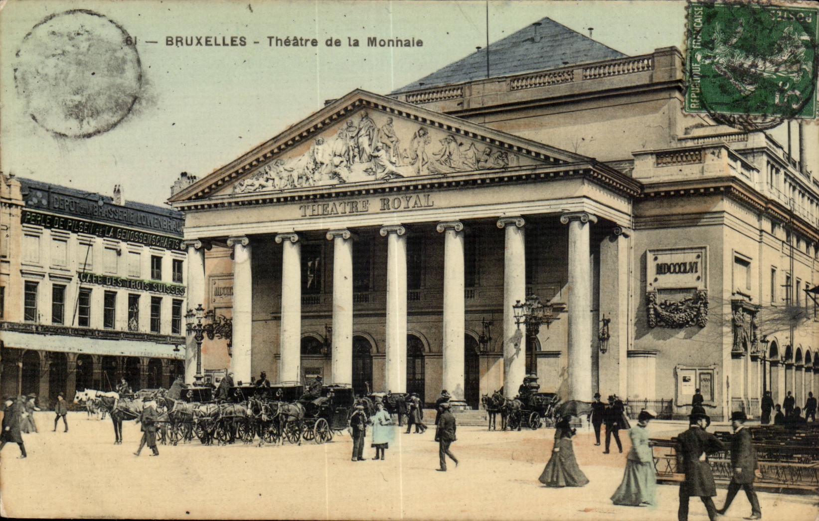 Belgie Belgique Bruxelles CPA Theatre de la Monnaie