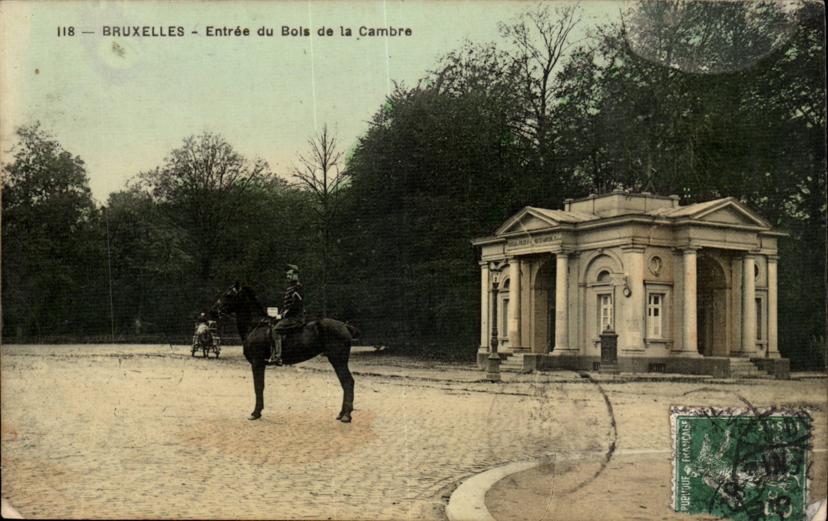 Belgie Belgique Bruxelles CPA Entree du bois de la CAmbre