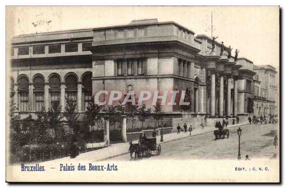 Belgie Belgique Bruxelles CPA Palais des Beaux Arts