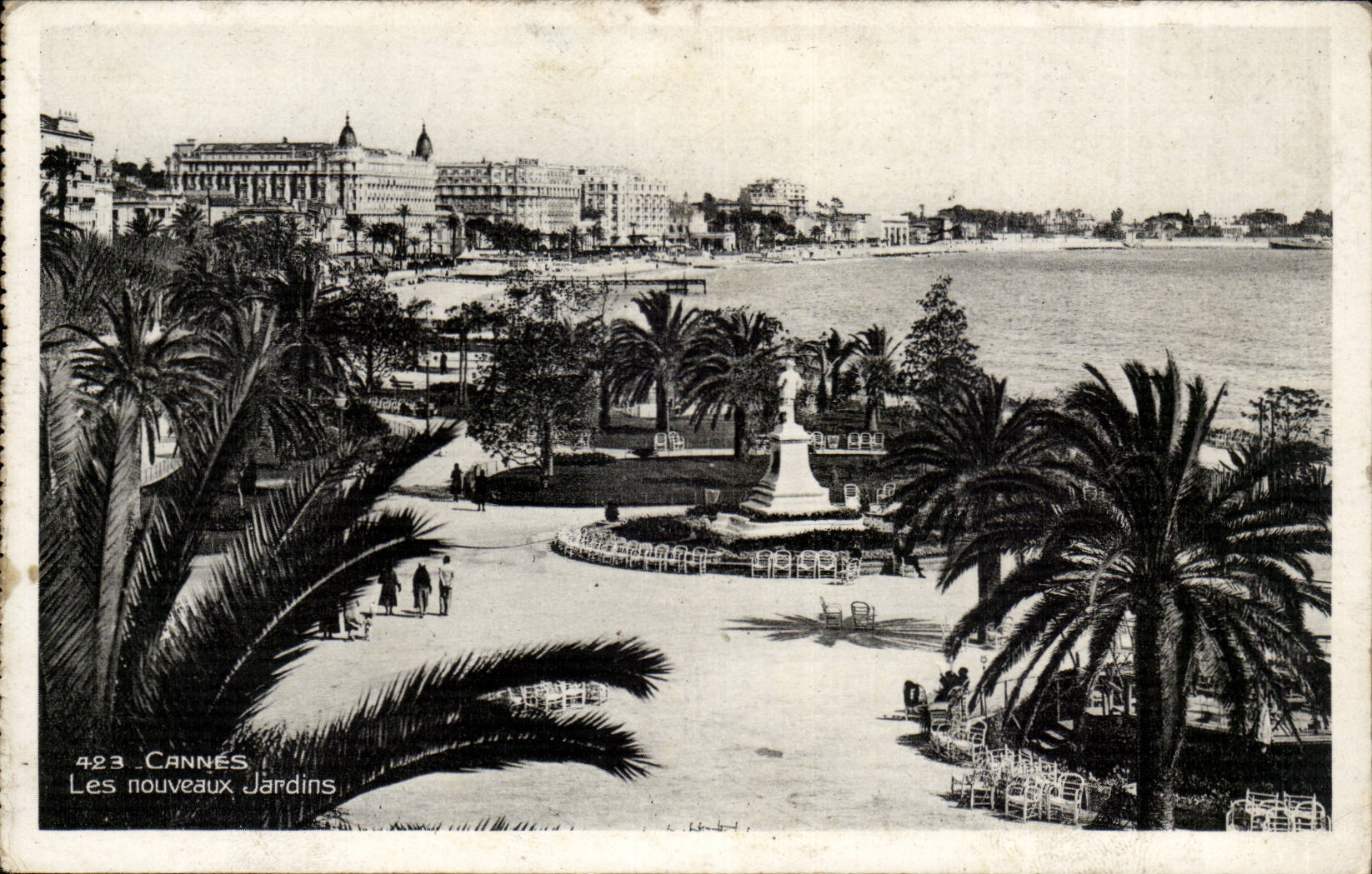 Cannes CPA Les nouveaux jardins