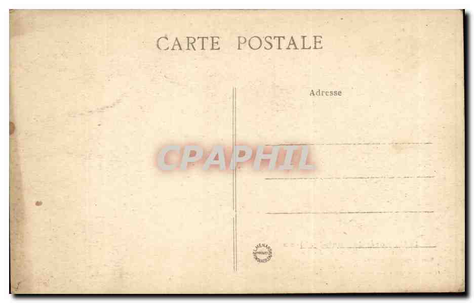 Fontainebleau Forest — Cave of the Brigands (Entrance) — Publisher L. D. (n° 1131) — Back