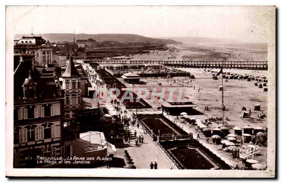 Trouville — La Reine des Plages — Graphphil