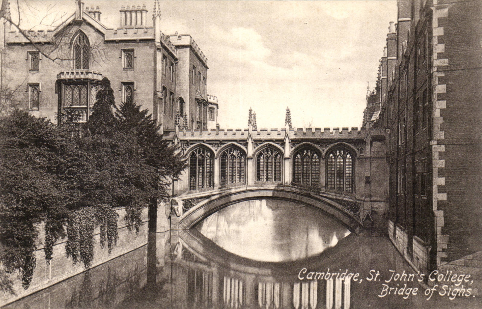 Great Britain Cambridge CPA St John's college Bridge of Sighs