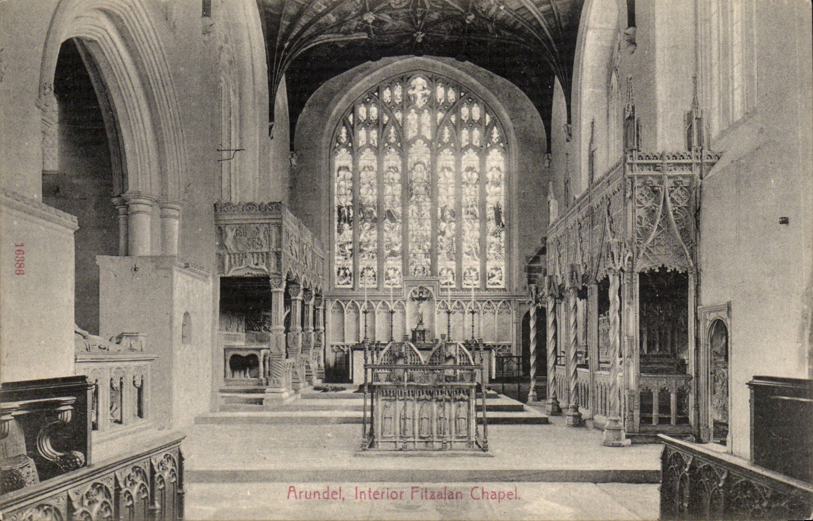 Great Britain Arundel CPA Interior Fitzalan Chapel