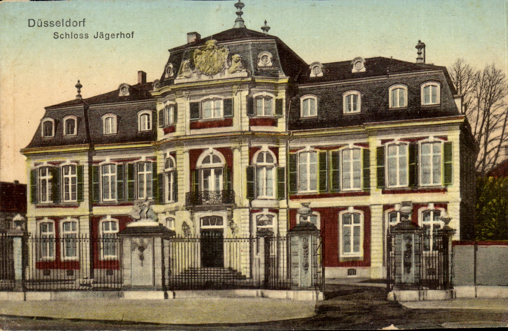 Allemagne Dusseldorf CPA Schloss Jagerhof