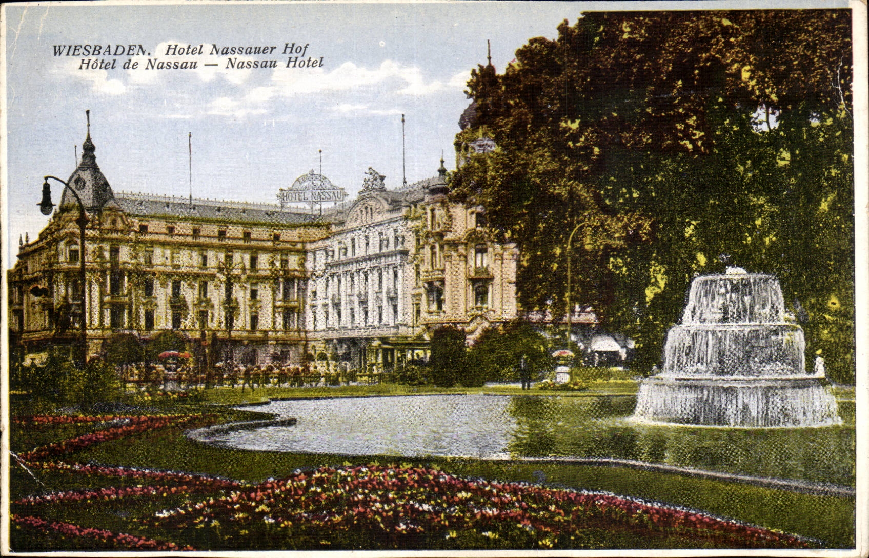 Allemagne Wiesbaden CPA Hotel Nassaur Hof Nassau Hotel