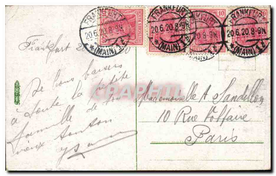 Frankfurt a.M., Palmengarten, Flower Garden with Society House. — Back