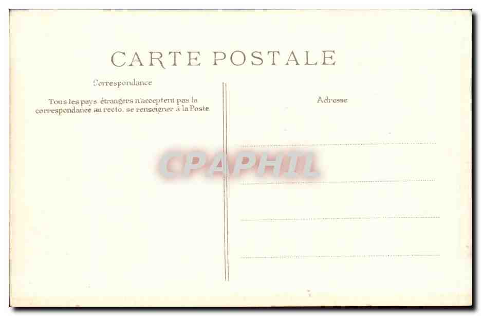 Saint-Malo — Vue sur le Casino et Bassin, prise du Clocher — Éditeur E.D. n° 1474 — Verso