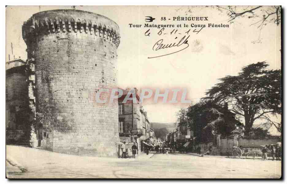 Perigueux CPA Tour Marguerre et le cours FEnelon