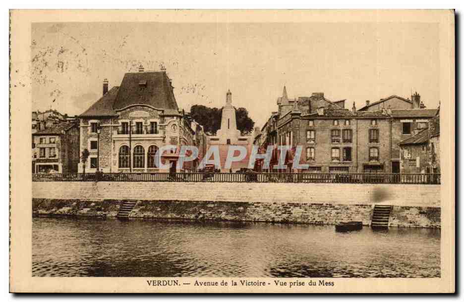 Verdun — Avenue de la Victoire — Vue prise du Mess