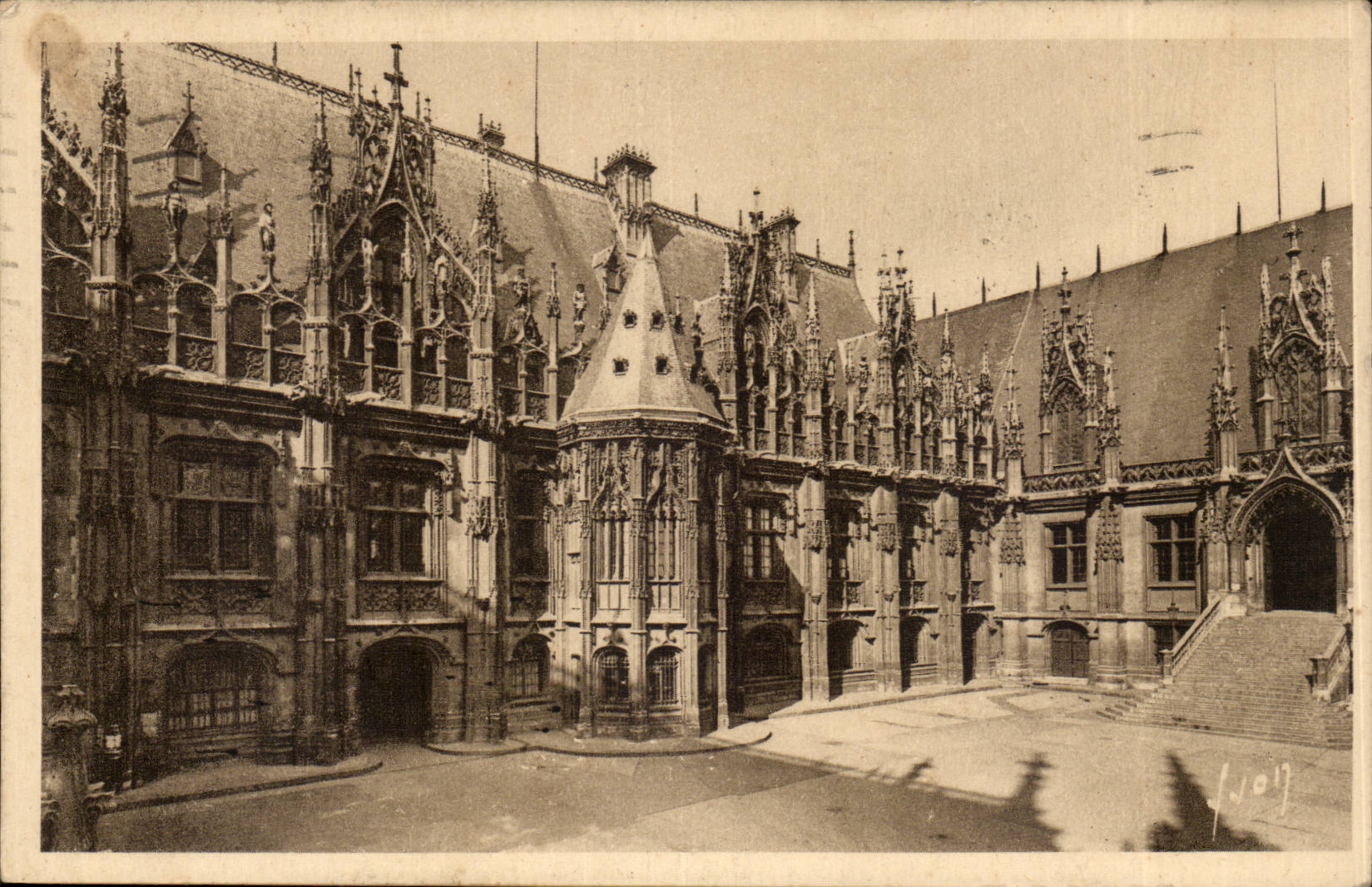 Rouen cPA La palais de justice (1499)