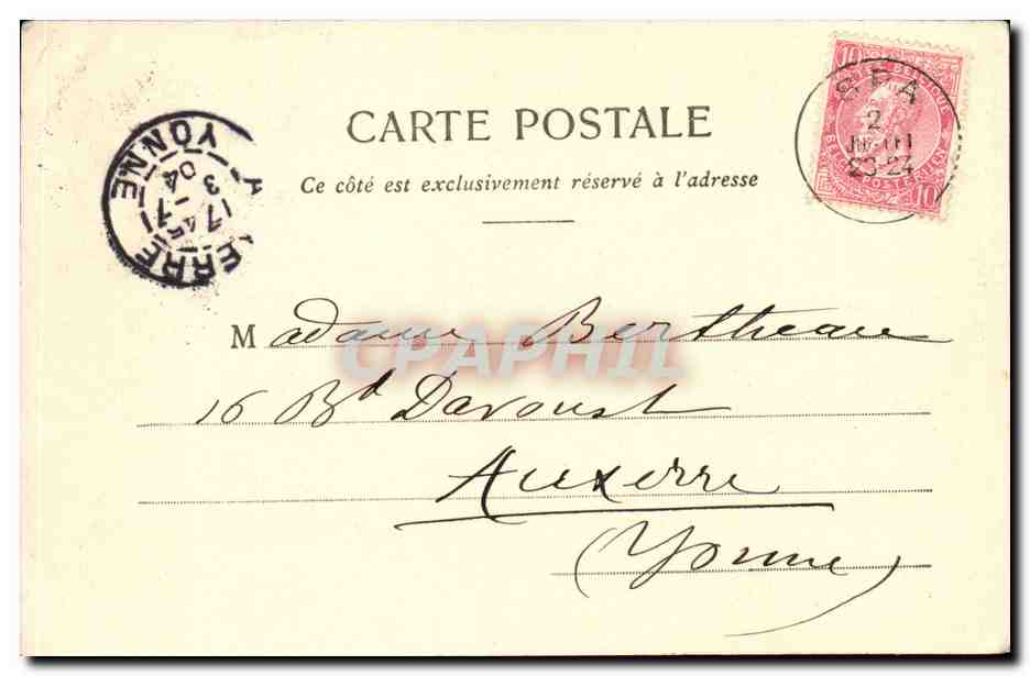 Belgie Belgique Spa CPA Panorama pris de la promenade des Russes (Russian Russie russia) — Rückseite