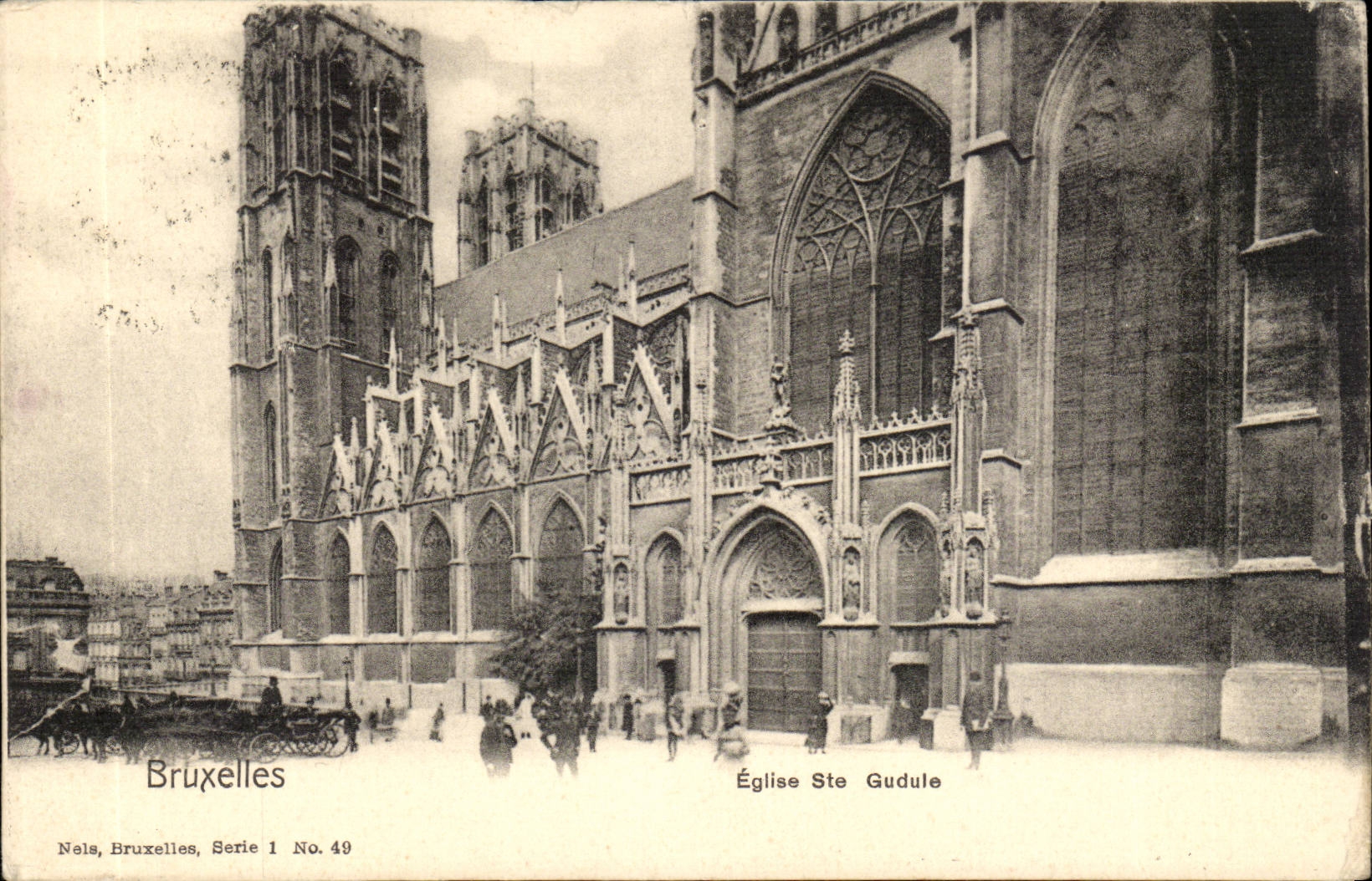 Belgie Belgique Bruxelles CPA Eglise Ste Gudule