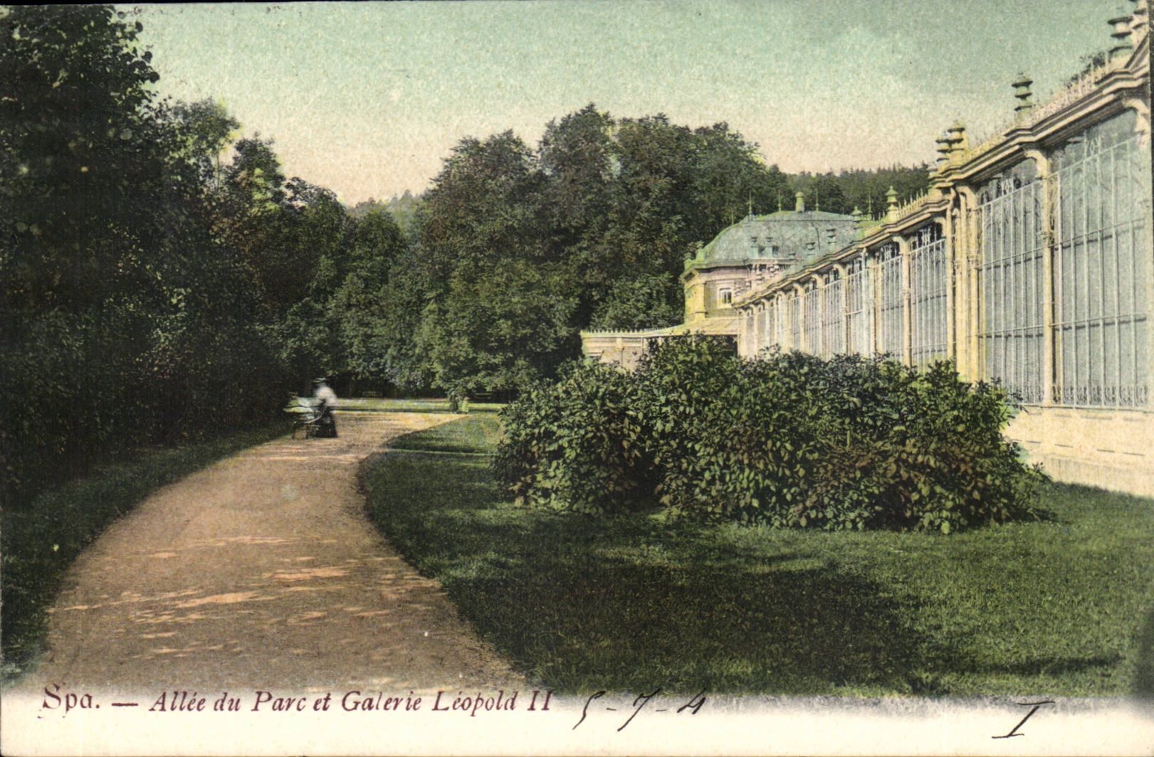 Spa — Allee des Parks und Galerie Léopold II — S.A. Verleger
