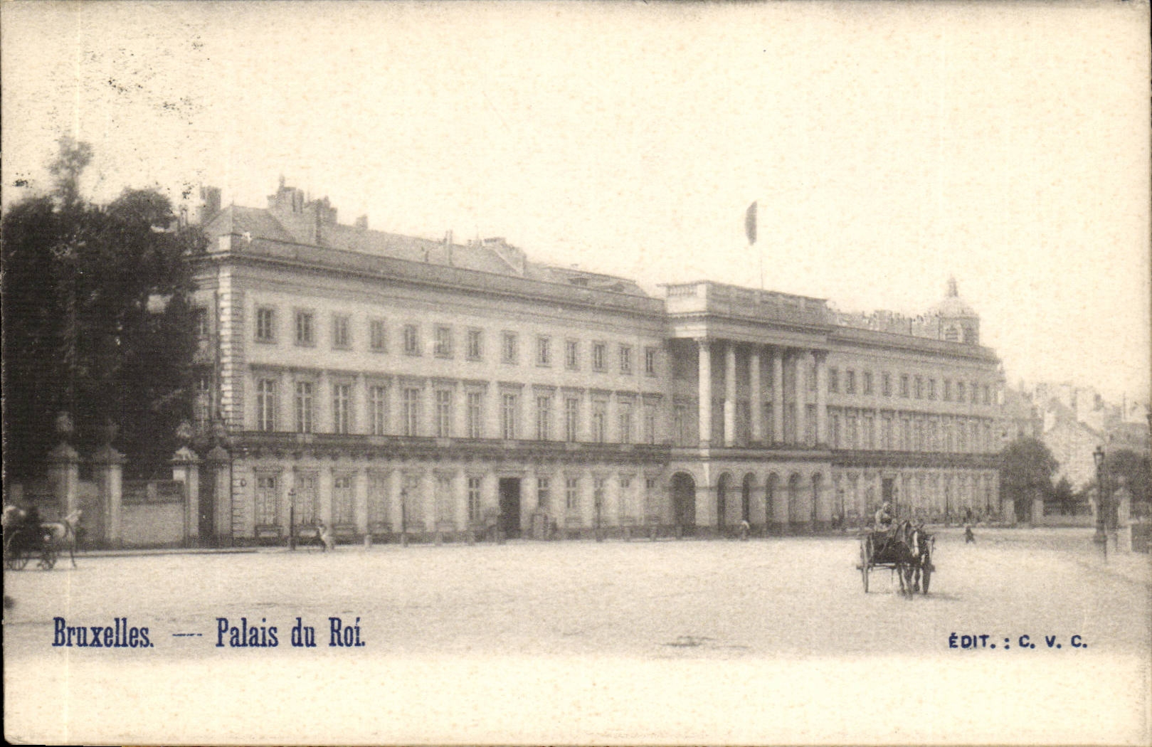 Belgie Belgique BRuxelles CPA Palais du roi