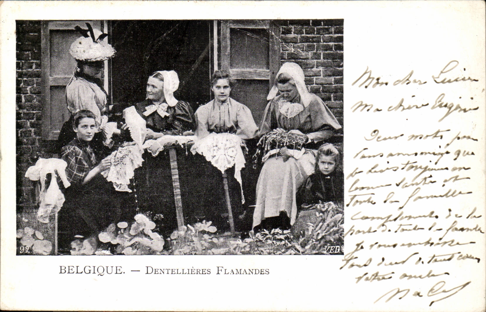 Belgie Belgique CPA Dentellieres flamandes