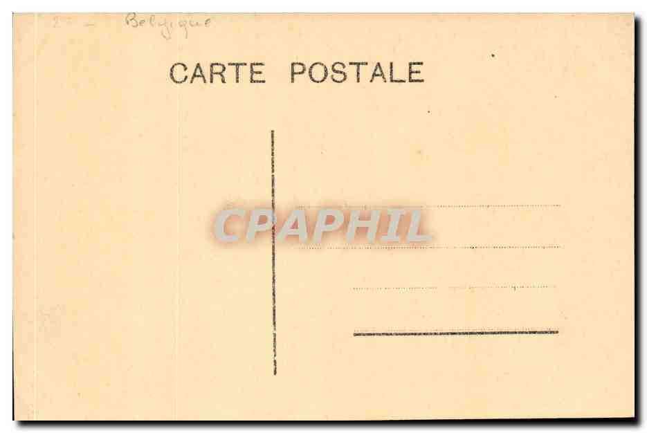 Belgie Belgique Ostende CPA Arrivee des pecheurs — Rückseite