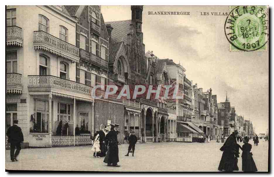 Belgie Belgique Blankenberghe CPA Les villas