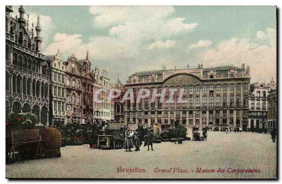 Belgie Belgique Bruxelles CPA Grand palais Maison des Corporations