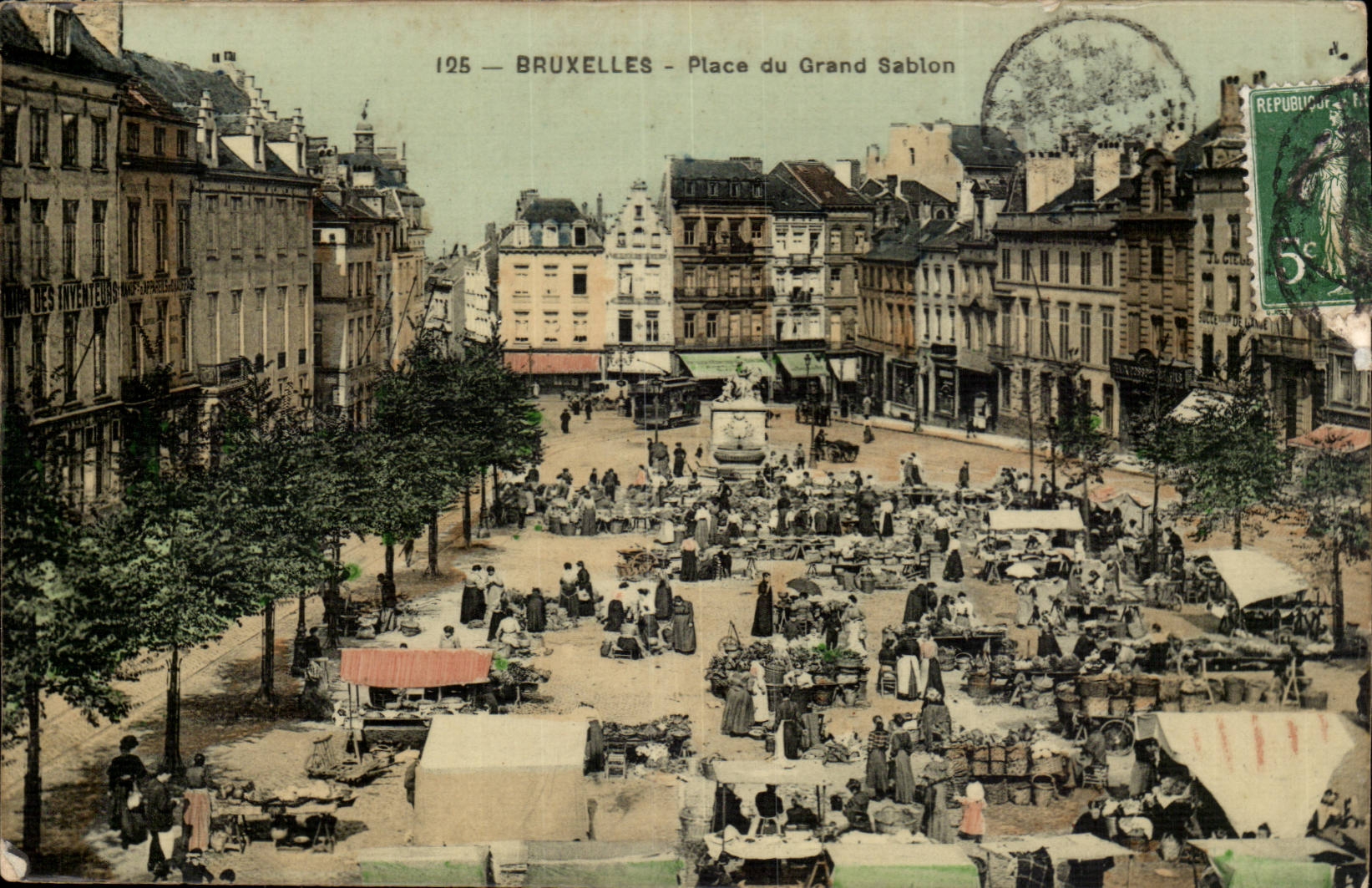 Belgie Belgique Bruxelles CPA Place du Grand SAblon