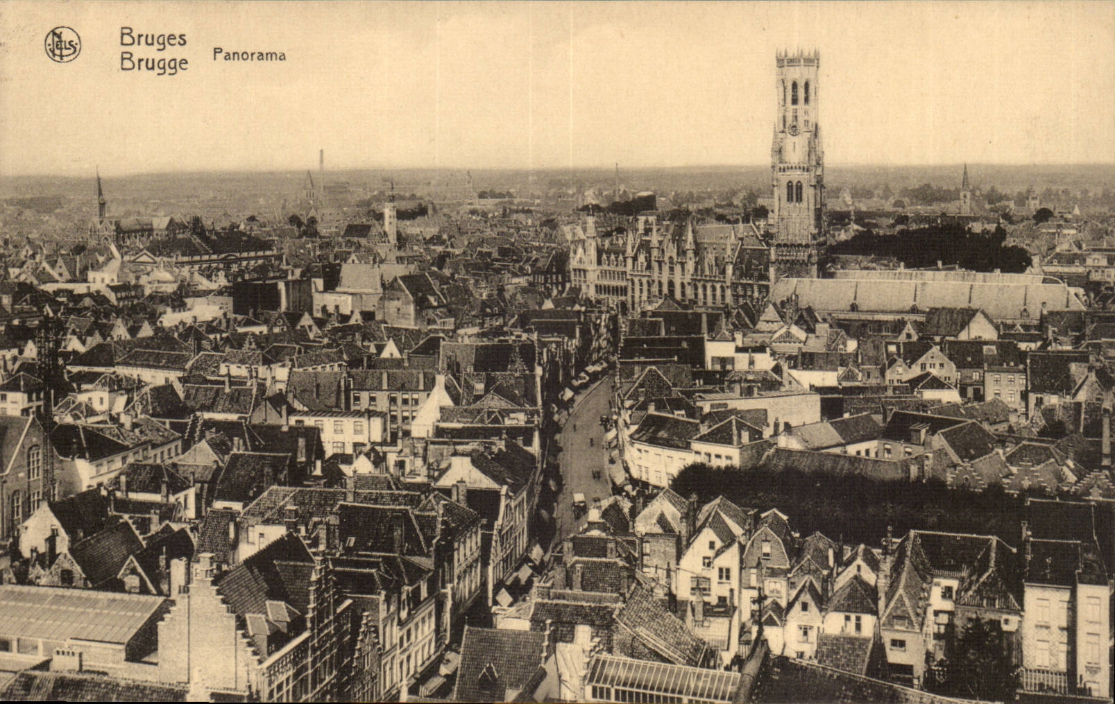 Belgie Belgique Bruges CPA Panorama