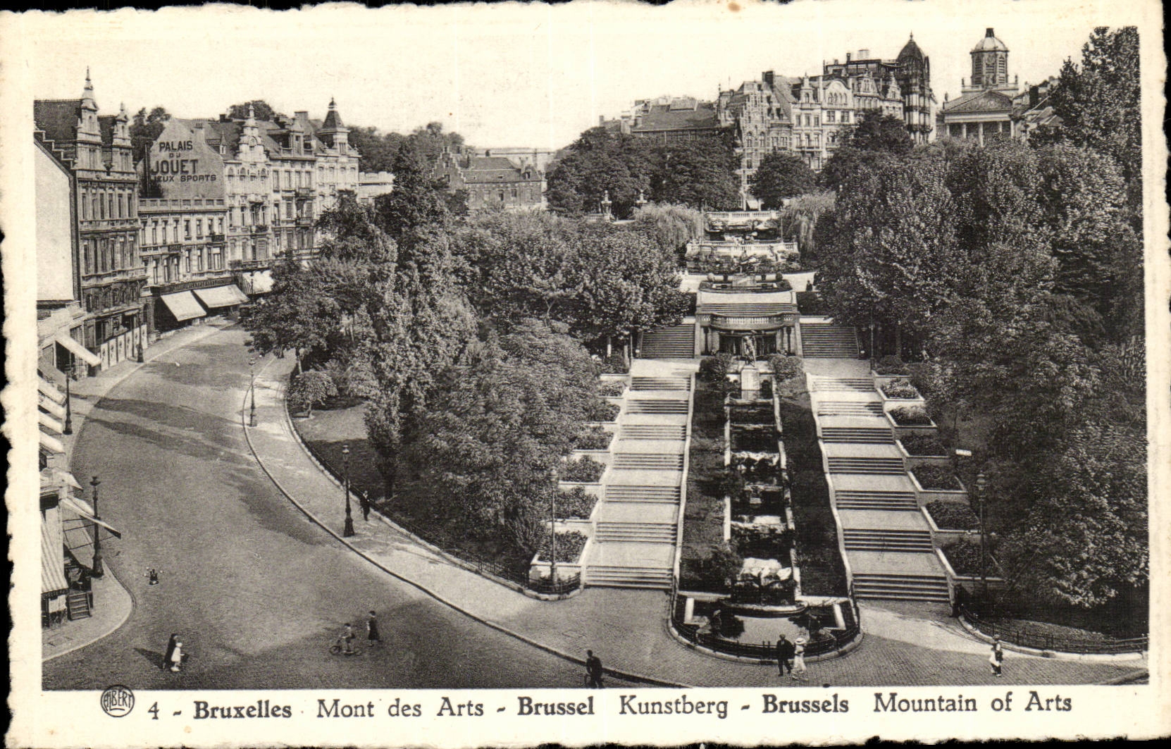 Belgie Belgique Bruxelles CPA Mont des Arts (Palais du jouet)