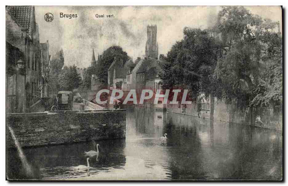 Belgie Belgique Bruges CPA Quai vert