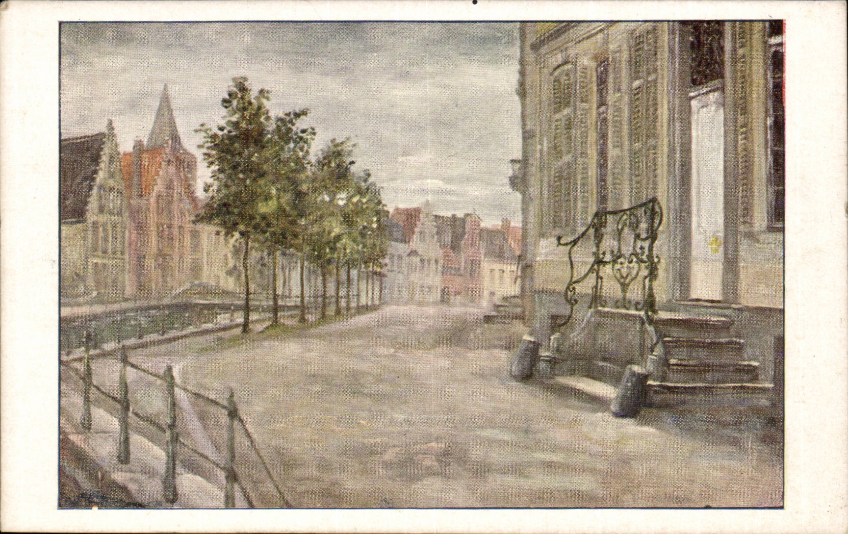 Belgie Belgique Bruges CPA Quai Sainte Anne