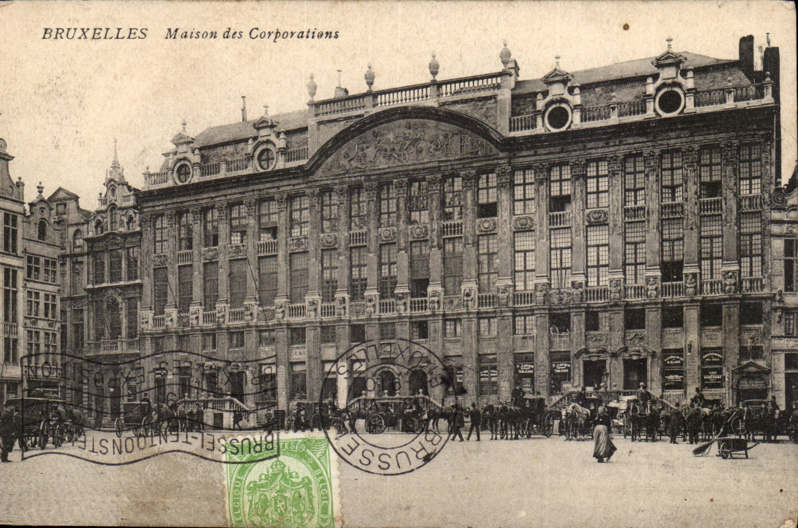 Belgie Belgique Bruxelles CPA MAison des Corporations