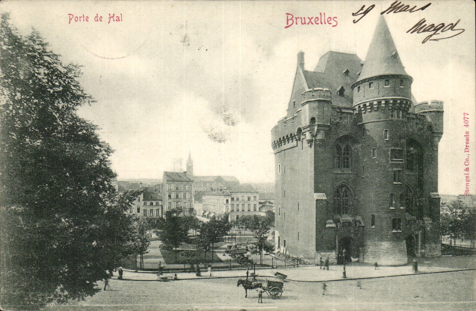 Belgie Belgique Bruxelles CPA Porte du Hal