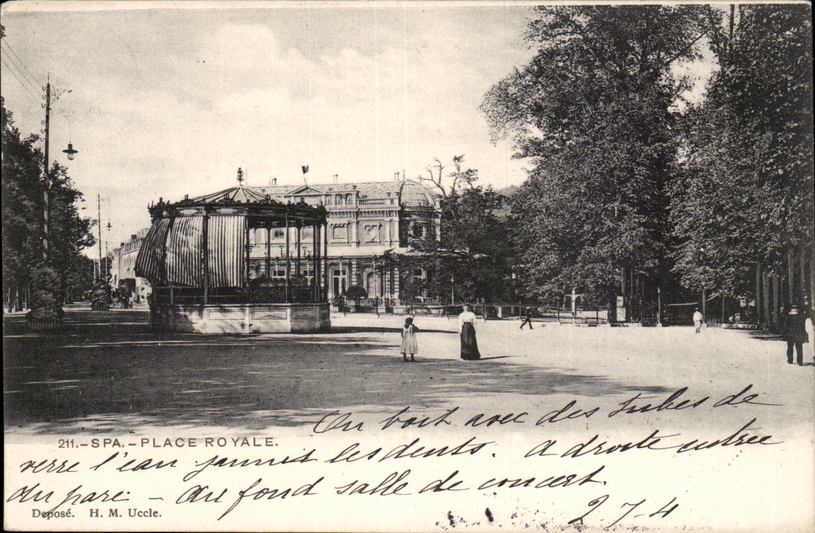 Belgie Belgique Spa CPA Place Royale