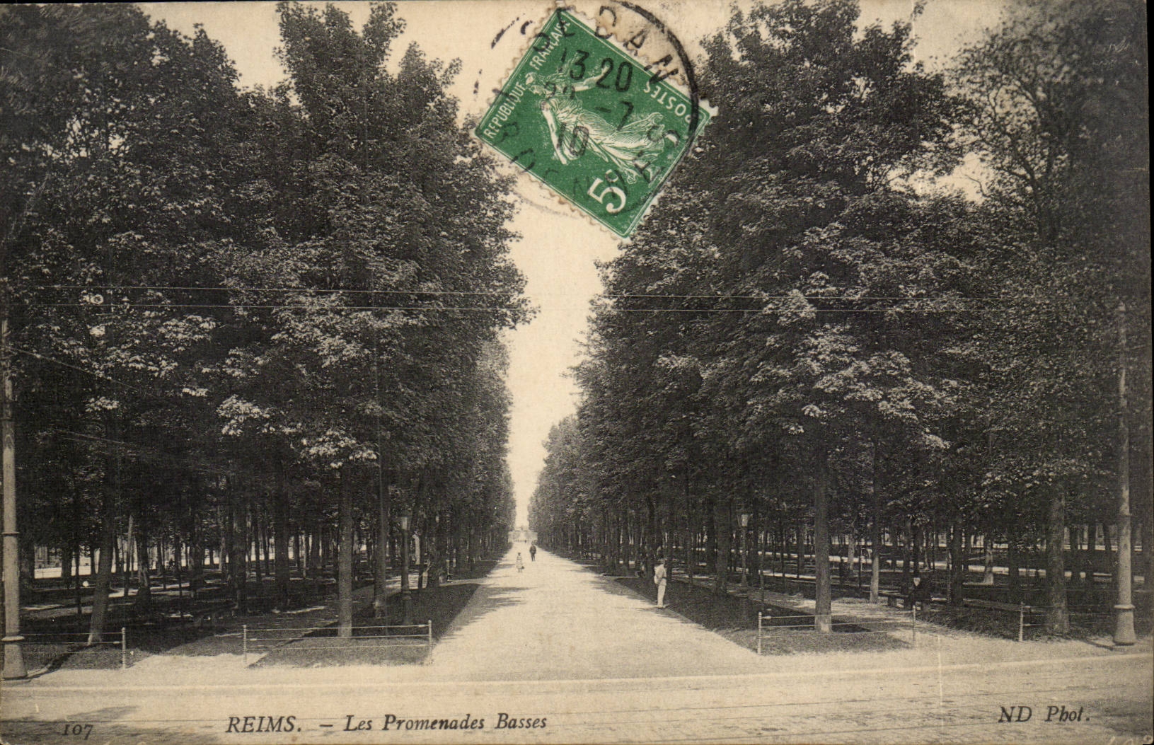 Reims — Les Promenades Basses — ND Phot. n°107
