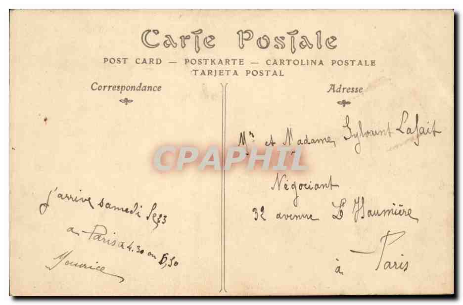 Reims — Les Promenades Basses — ND Phot. n°107 — Verso