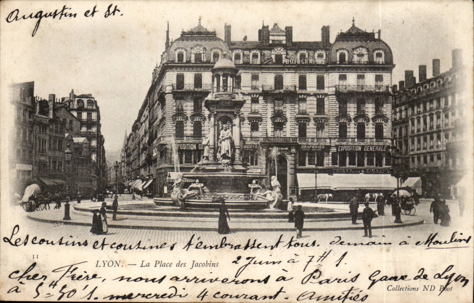 Lyon — La Place des Jacobins — Exposition Générale
